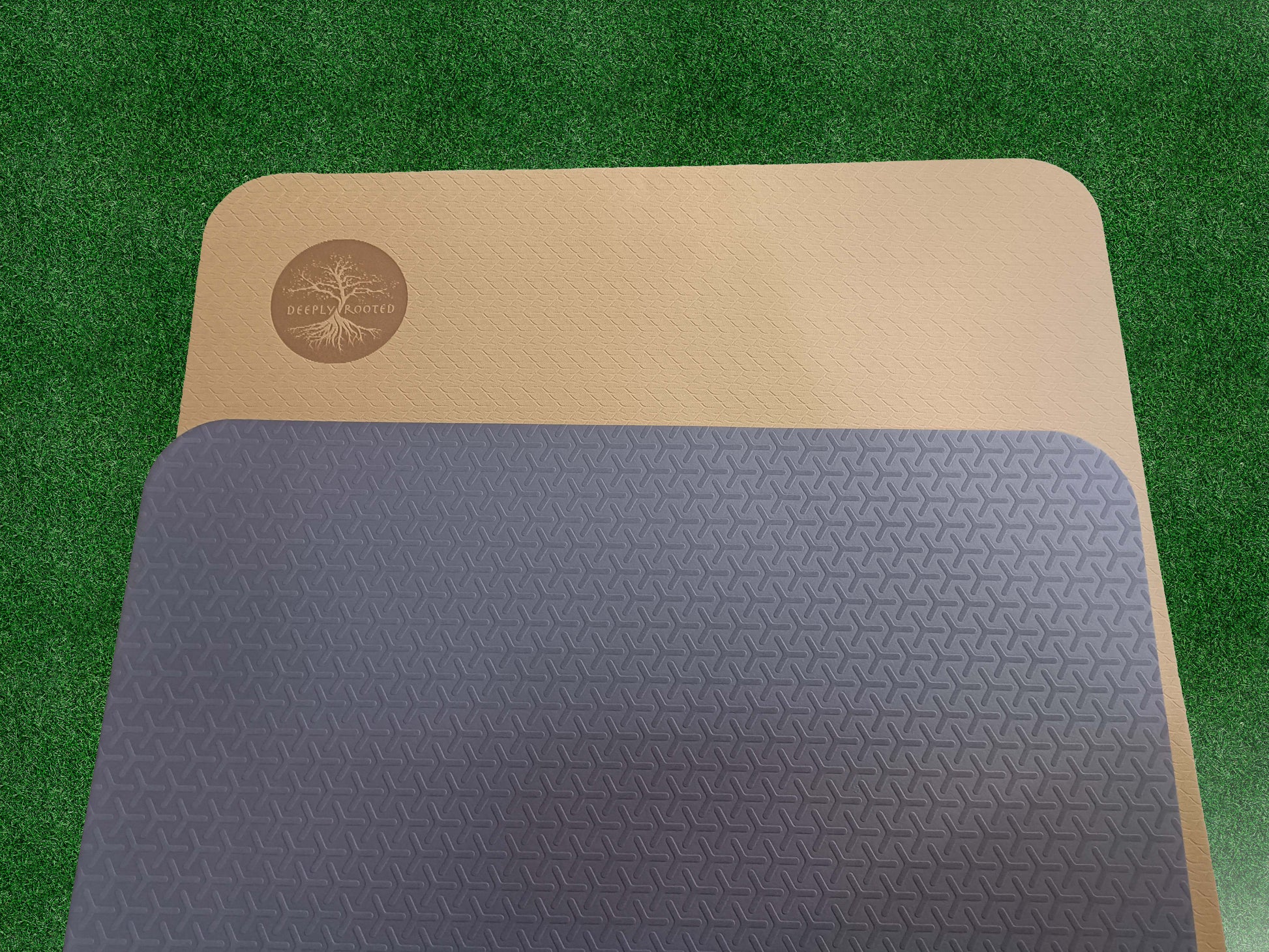 Yoga Mat 8mm thick, 72 in x 24 in / 183 x 61 cm Deeply Rooted Yoga + Wellness