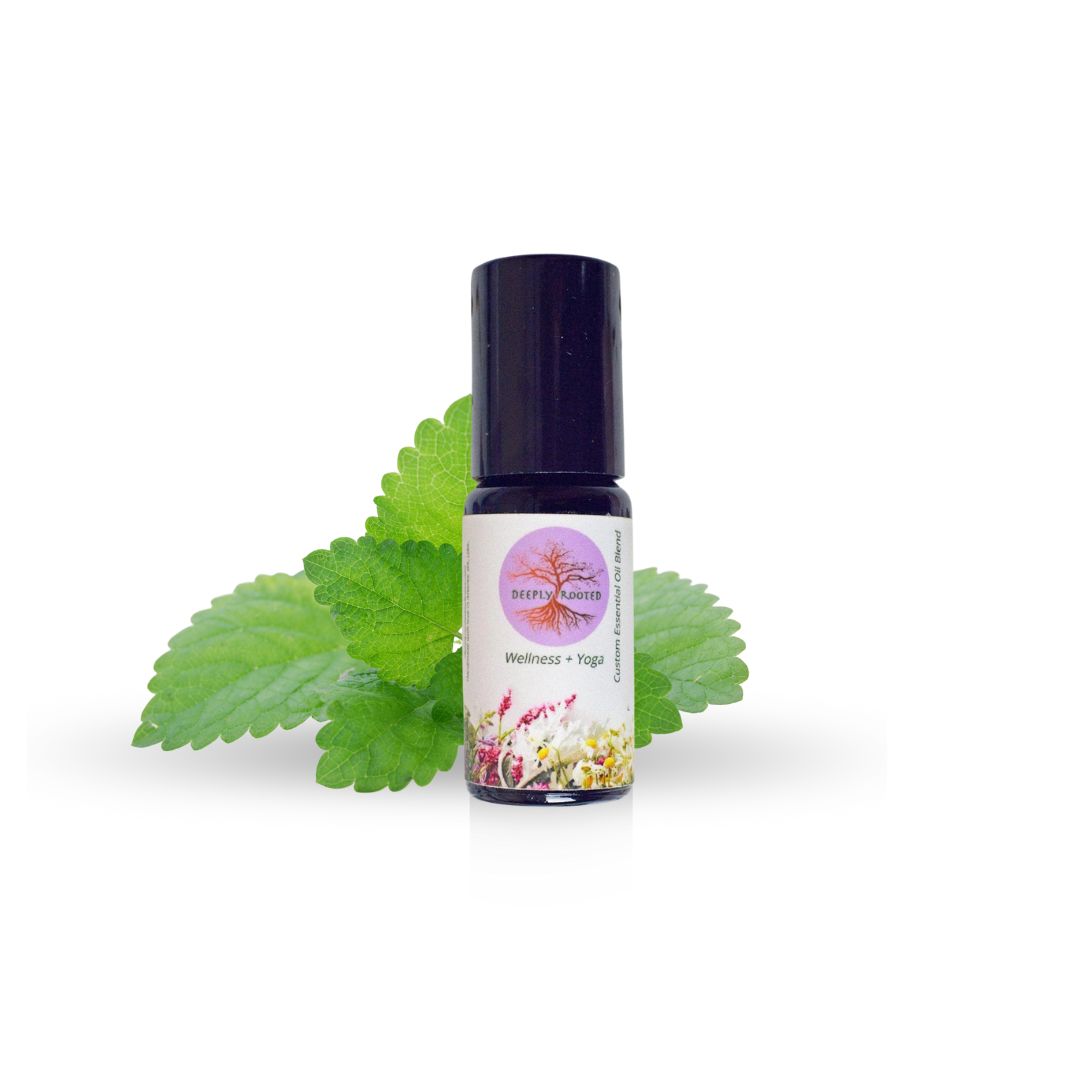 Lemon Balm / Melissa Essential Oil Roller, 10ml, Stainless Steel Roller