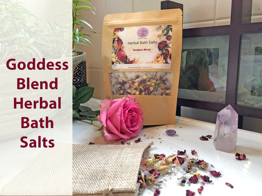 Organic Goddess Herbal Bath Salts / Bath Tea Deeply Rooted Yoga + Wellness