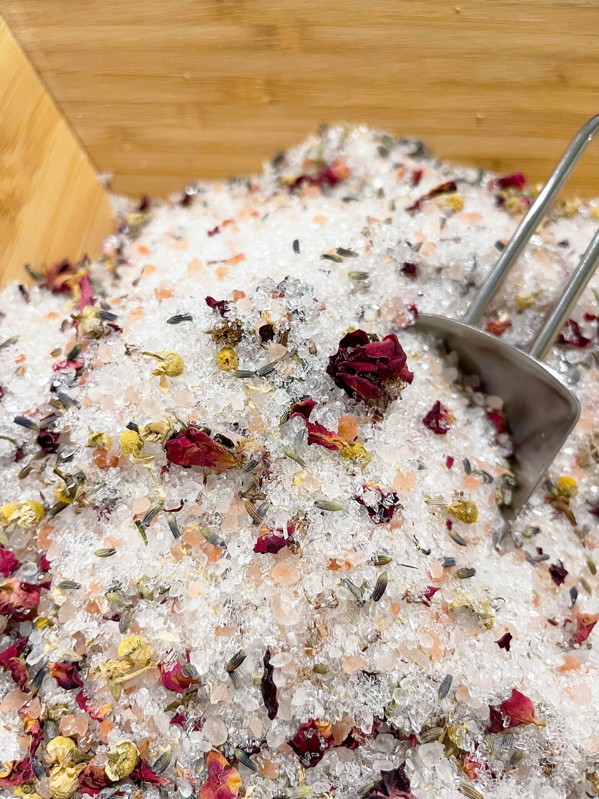 Serenity Herbal Bath Salts, Bath Tea, Ritual Bath Deeply Rooted Yoga + Wellness