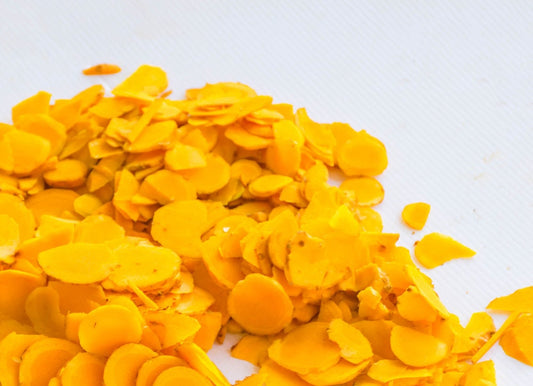 Organic Turmeric Root Tea, Sliced Rhizome, 4oz Deeply Rooted Yoga + Wellness