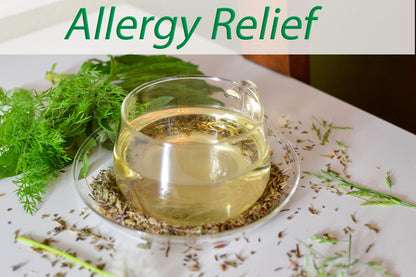 Allergy Relief Tea, Organic, Caffeine-free,  8 oz and 16 oz