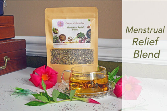 Menstrual Relief Herbal Tea, Organic Deeply Rooted Yoga + Wellness