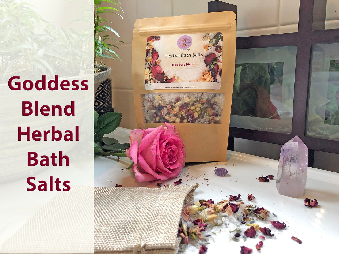 Organic Goddess Herbal Bath Salts / Bath Tea